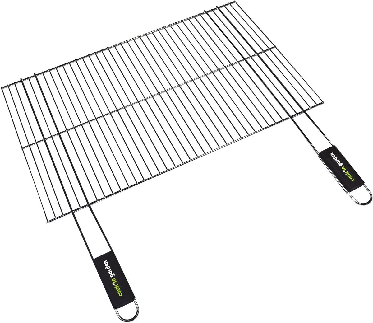 Rechthoekig verchroomd rooster 67 x 40 cm - Ideaal voor barbecue en grillen