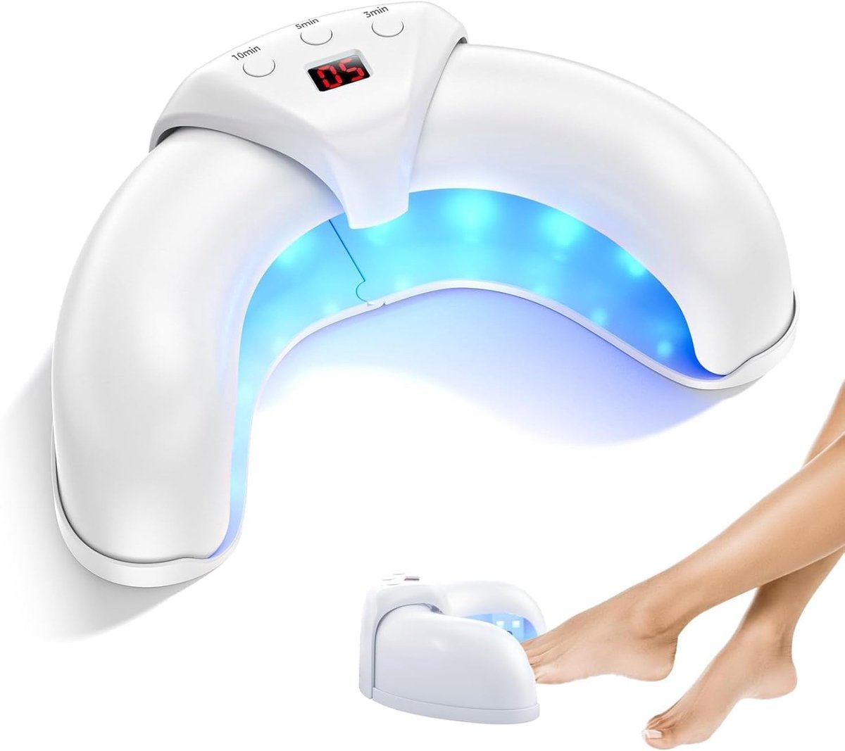 Nagelreinigingslamp - apparaat Geschikt voor meerdere nagels en teennagels