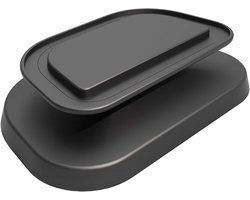Allecta - Verstelbare Houder voor Echo Show 8 - Kantelfunctie - Antislip - 360 graden Draaibaar - Magneethouder - Compatibel met iPhone - Zwart.