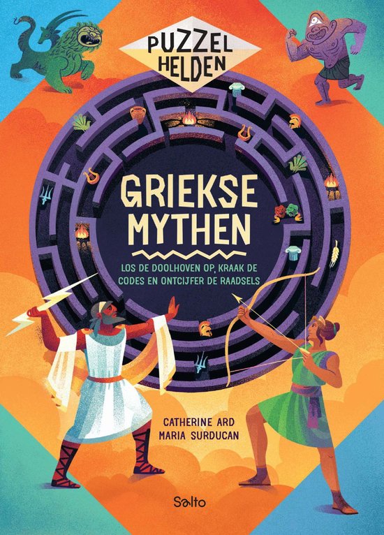 Puzzelhelden: Griekse Mythen - cover