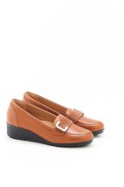 Damart - Mocassins met sleehak Amortyl - Dames - Bruin - 36