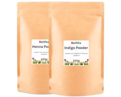 Henna en Indigo Poeder Set 2x100gr - Voordeelset