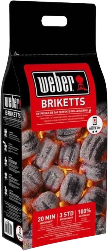Weber Briketten voor barbecue / grill 8 kg