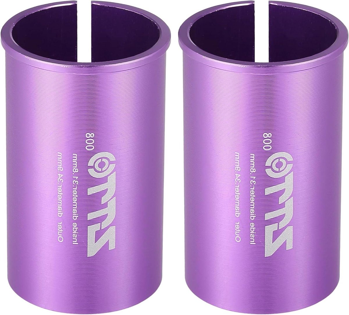 Allecta - Fiets Zadelpen Adapter Set voor 31.8mm en 34.9mm zadelpennen