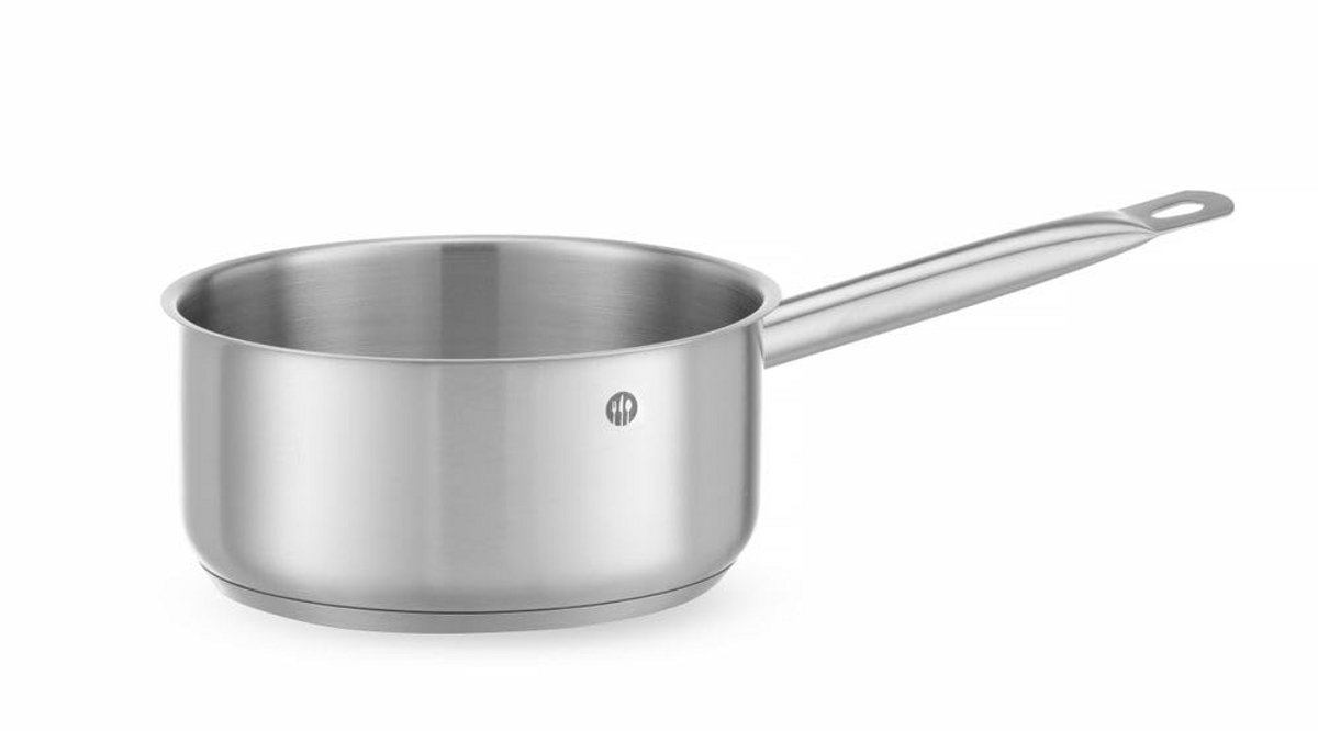 Steelpan met inductiebodem en hittebestendige handgreep - 2,9L, Ø200x(H)95mm