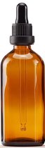 Pipetflesje 100ml 1 stuk - Glazen Flesje met Pipet - Pipetflesjes met Garantiesluiting