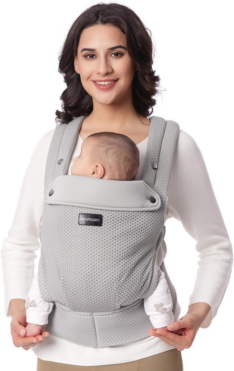 Ergonomische Babydrager voor Pasgeborenen tot Peuters - Lichtgewicht en Comfortabel voor Handenvrije Ouderschap