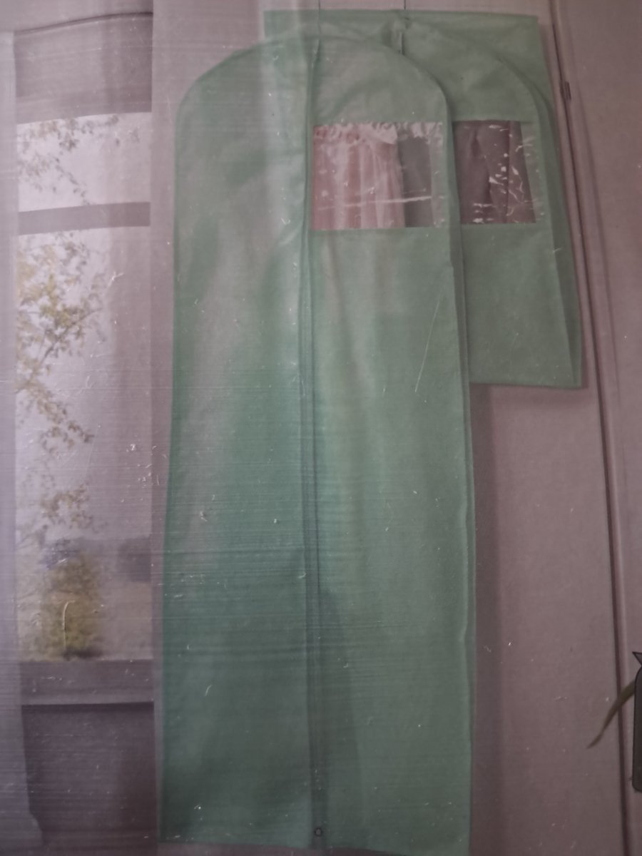 Kledinghoezen 2 stuks - Mint - 60 x 150 x 10 cm