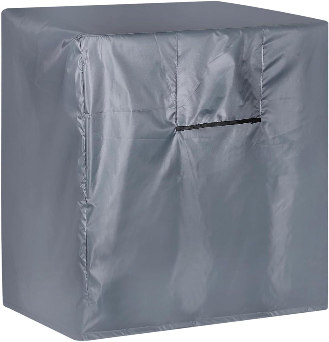 Allecta - Beschermende hoes voor airconditioning, 76 x 86 x 81 cm, grijs, buitenunit, verticale afdekking, 210D Oxford-weefsel.