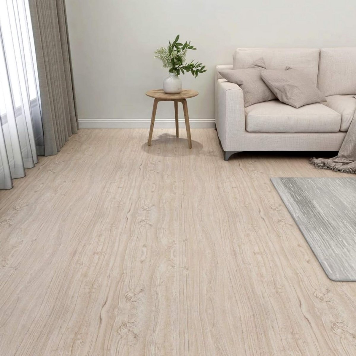 Zelfklevende PVC Vloerplanken 5,11 m² Lichtbruin Laminaat Tegels