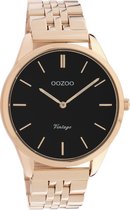 OOZOO Vintage series - Rosé gouden horloge met rosé gouden roestvrijstalen armband - C9989 - Ø38