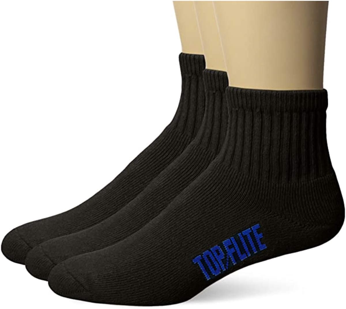 Sport Quarter Sokken Heren - Volledig Gevoerd Comfort - 3 Paar Set