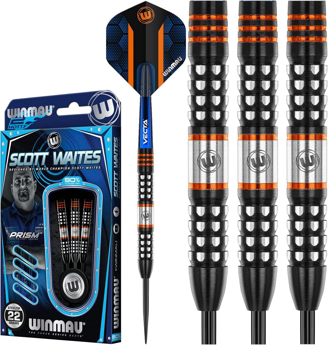 Tungsten Darts Set met Flights en Stems voor Professioneel Werpen