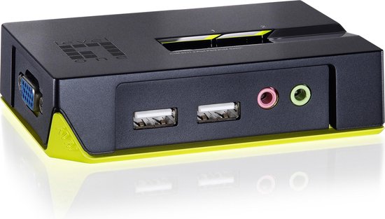 LevelOne KVM-0221 2-Port USB KVM Switch w/ Audio