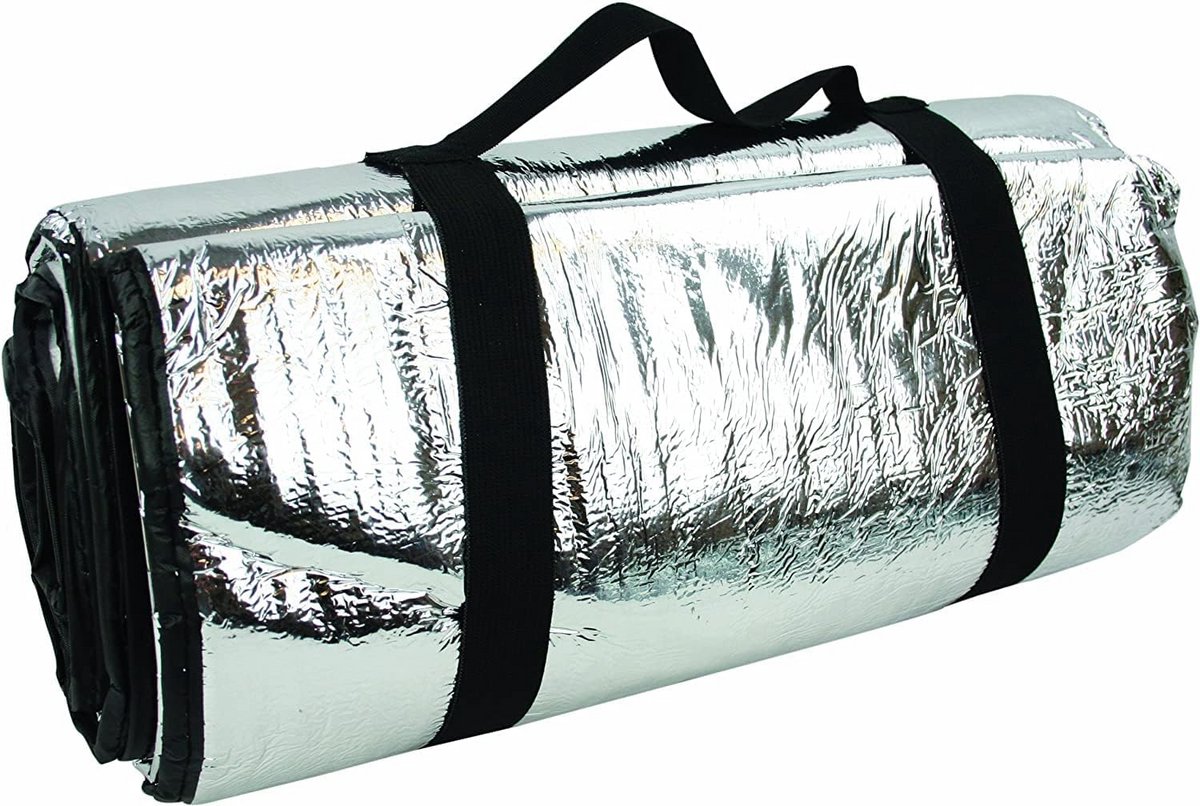 Thermo Nooddeken - Grote Reflecterende Folie voor Warmtebehoud bij Eerste Hulp, Wandelen en Redding