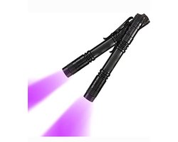 UV Penlight Zaklamp met Clip - Mini LED Handheld Tactische Zaklamp voor Detectie van Urine, Vlekken en Bed Bug