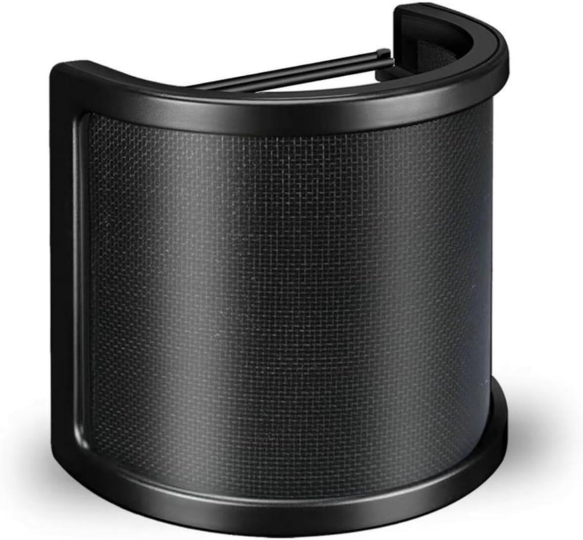 Popfilter voor microfoon - zwart popshield