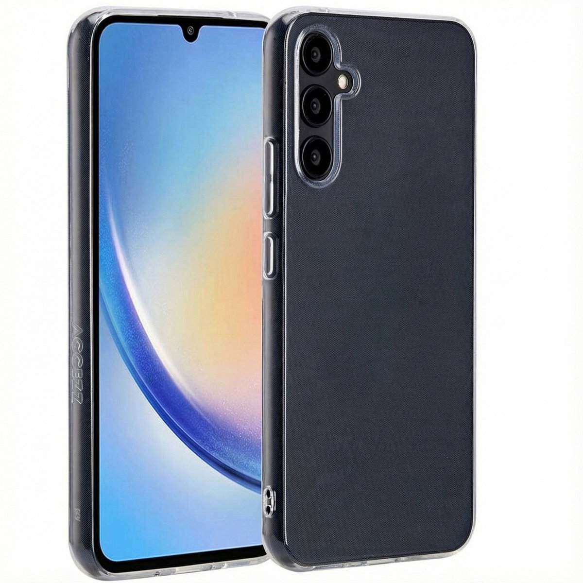 Accezz Hoesje Geschikt voor Samsung Galaxy A34 (5G) Hoesje Siliconen - Accezz 100% recycled Clear Backcover - transparant