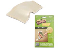 Quakehold! Museum Putty 88111 – Neutrale Kleur – Aardbevings- en Valbeveiliging – Herbruikbaar – 1 verpakking