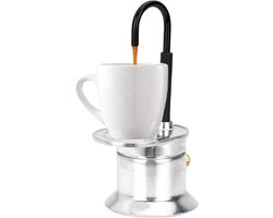 Aluminium Perculator Moka Pot Koffiezetapparaat voor Onderweg en Thuis