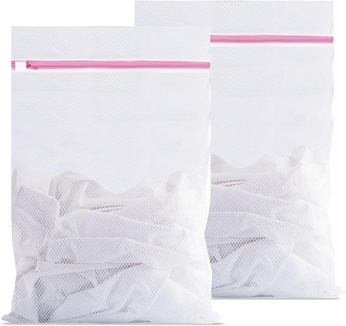 Set van 2 Waszakken voor Fijn Wasgoed (30x40 cm) - Beschermend Wasnet voor Wasmachine