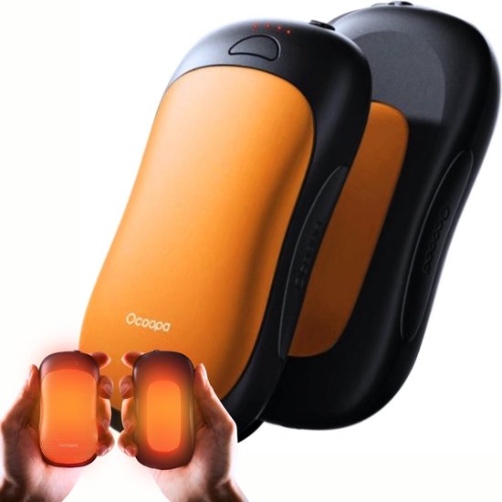 Elektrische USB handwarmer met 4000 mAh powerbank - Dubbelzijdige verw