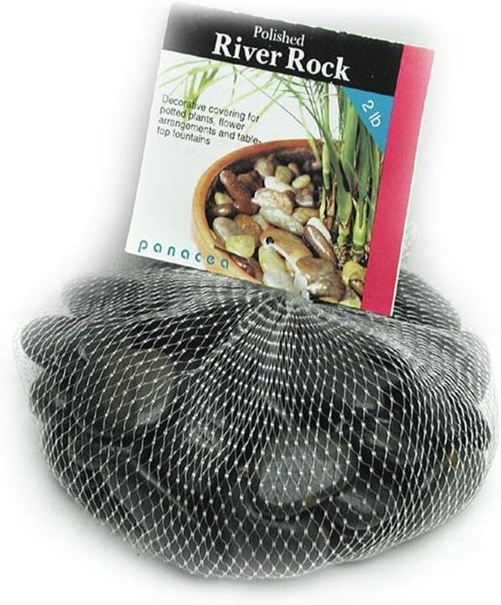 Decoratieve Rivierkeien Zwart, 900 Gram