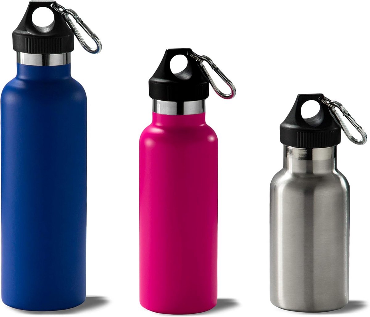 Dubbelwandige Thermosfles RVS - Lekvrij en Isolerend - Verschillende Maten (35/50/75 cl)