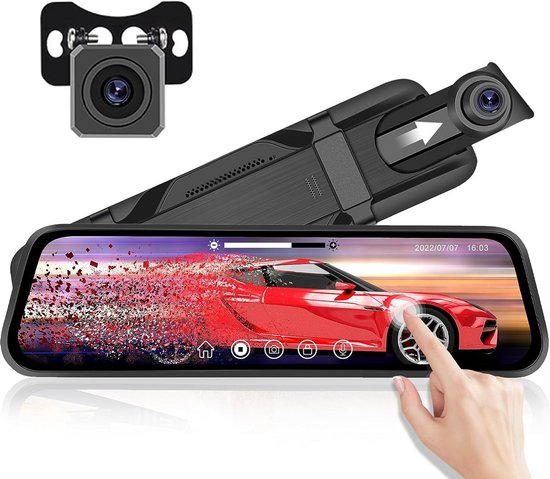 Dashcam Rétroviseur avec Écran Tactile de 10 pouces Dashcam Rétroviseur avec Écran Tactile de 10 pouces