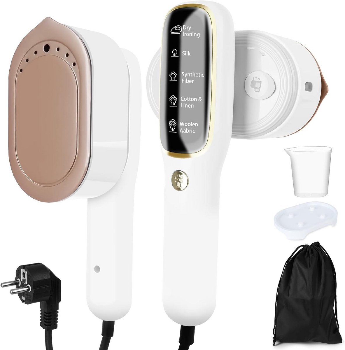 Draagbare Mini Stoomstomer 1200W voor Kleding en Reis met 5 Modi