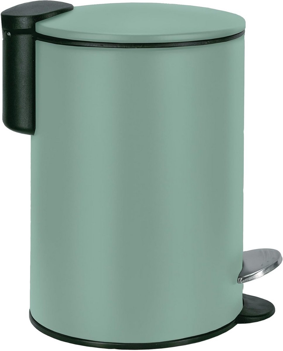 Kleine Touch Wastebasket Badkamer 3 Liter met Soft Close Deksel