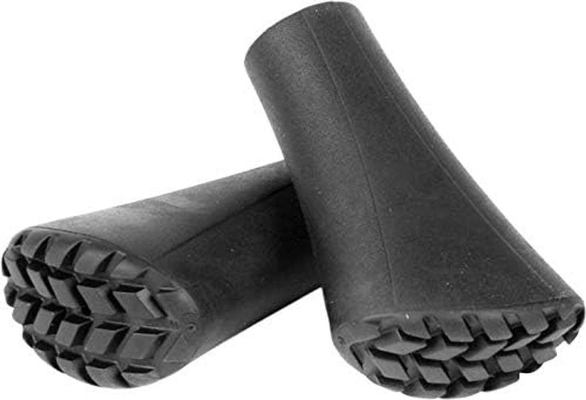 Rubbers Doppen Set voor Nordic Walking Stokken - Slijtvast Paar