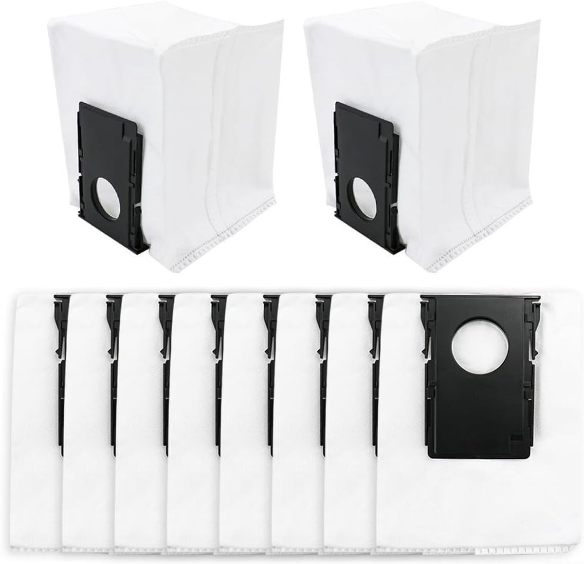 10 stuks Stofzakken - geschikt voor Eureka J20 & Midea W20 - W20 Pro stofzuigerrobot - reserveonderdelen