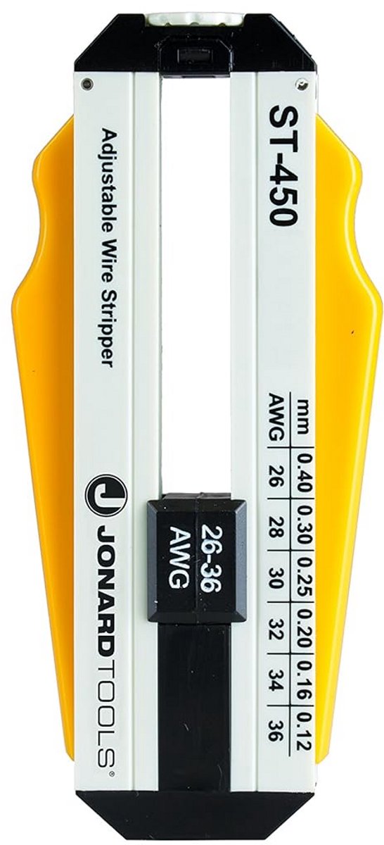 Precisie Stripper - Draadstripper - Snoeren Strippen - Verstelbare Draadstop - 26-36 AWG - Zwart