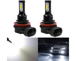 Extreem Heldere H11 H8 H9 LED Mistlampen 2400 Lumen Xenon Wit voor DRL