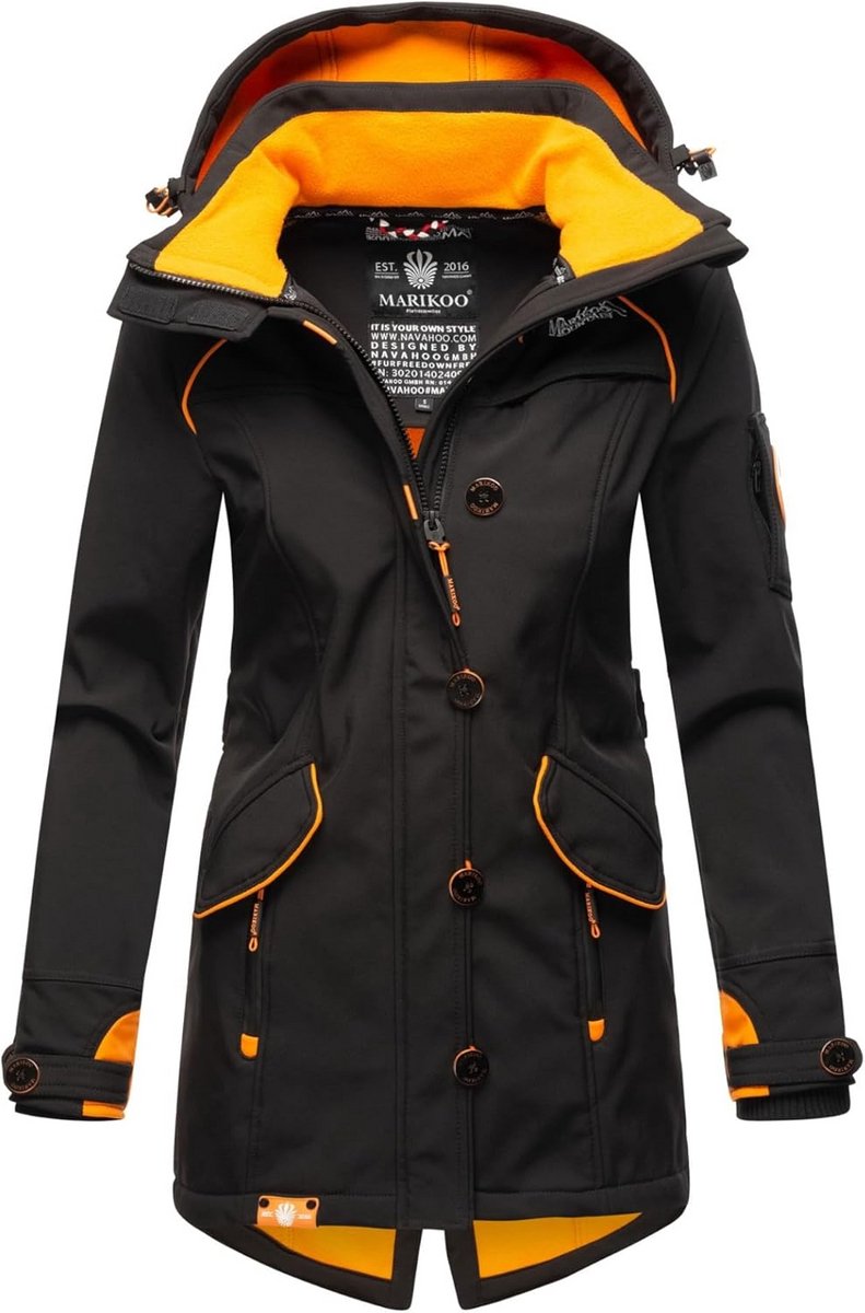 Functioneel Softshell Damesjack met Capuchon voor Elk Seizoen