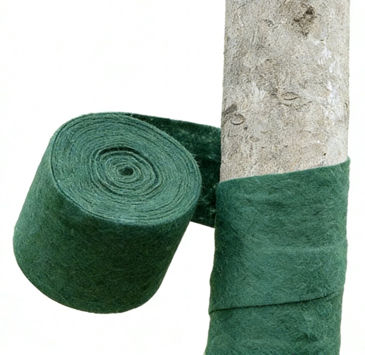 Winterbeschermingsboomfolie - 15 m x 0,12 m - Duurzaam en ademend voor stamprotectie - Houdt herten en dieren op afstand - Geschikt voor struiken, jonge bomen en planten