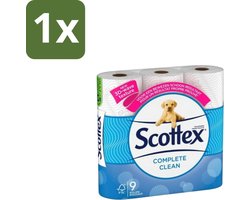 Page Scottex – Toiletpapier – Complete Clean 2-laags – 9 rollen - 1 stuk