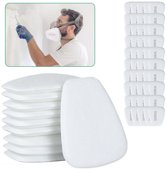 Ademhalingsmaskers - 5N11CN Filter - Filter - Stofmasker voor Schilderen - Fijn Stof van 3M — afbeelding 2