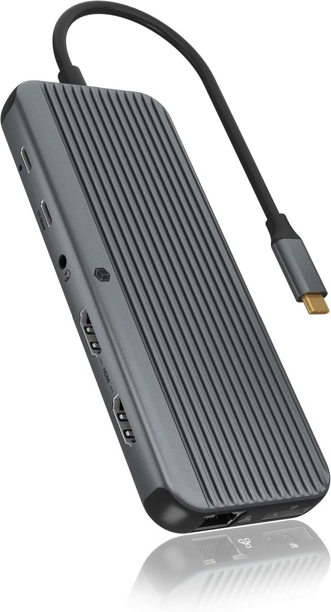 11-in-1 USB-C Docking Station met 2 Monitoren Ondersteuning - 4K 60Hz