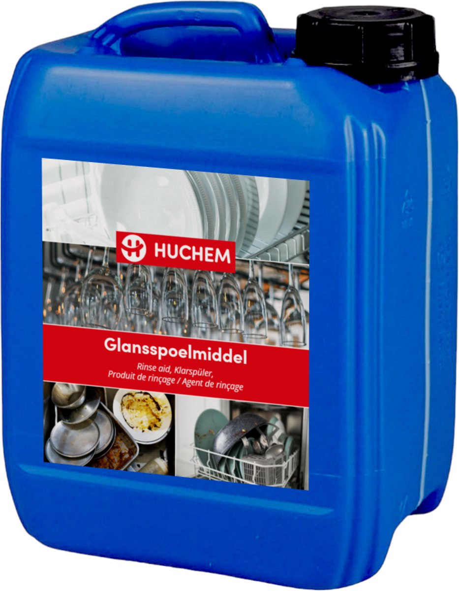 Glansspoelmiddel 5L — Naglansmiddel voor streeploos opdrogen | Naglans | Horeca | Vaatwas | Catering