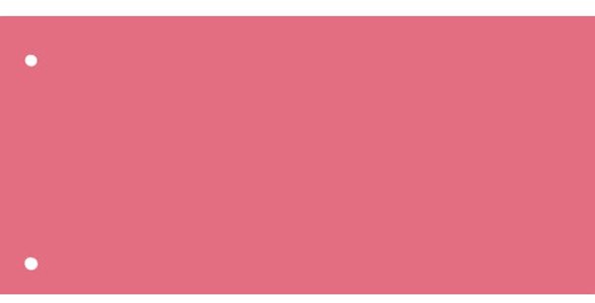 Scheidingsstrook Qbasic 240x105mm 50 stuks roze | 24 stuks