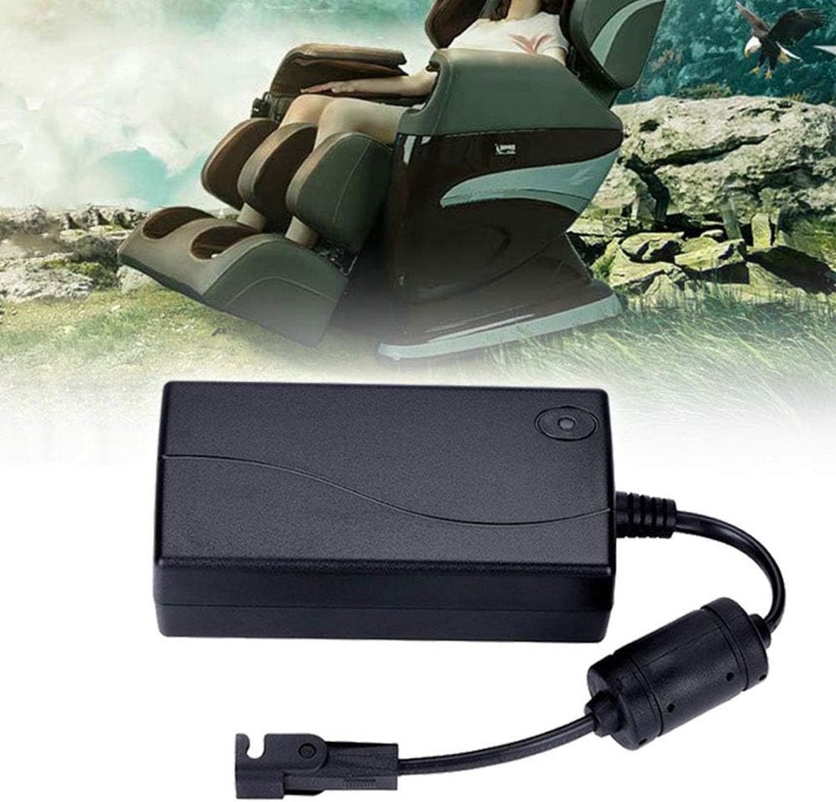 Netsnoer Adapter 29V 2A voor Elektrische Relaxfauteuil en Sta-op Stoel – foto 3