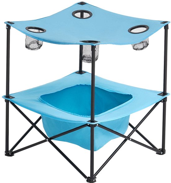 VEVOR Opvouwbare Tafel Draagbare Picknicktafel Buffettafel Oxford Stof 56cm Blauw van Merkloos — afbeelding 2