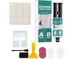 Reparatieset voor Bad, Douchebak en Tegels - Vuller voor Krassen, Gaten en Scheuren in Keramiek, Acryl en Glasvezel