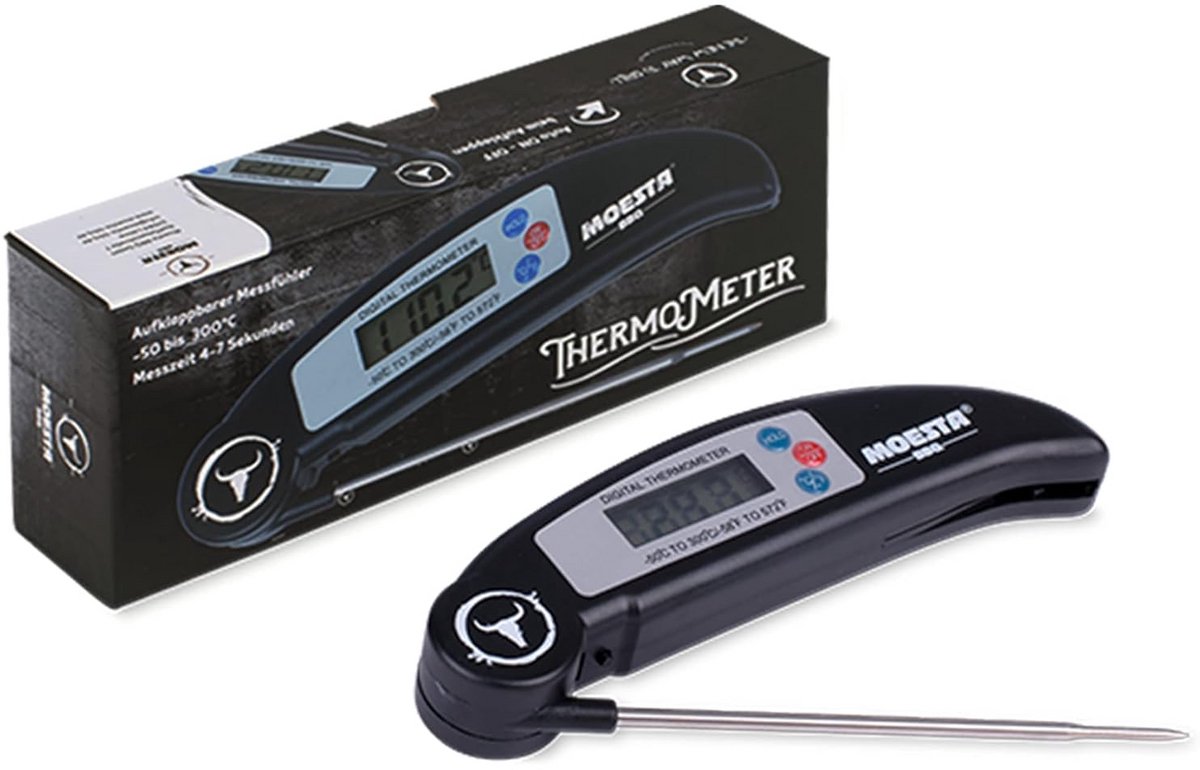 Digitale Insteekthermometer voor BBQ en Grill - Nauwkeurige Kerntemperatuurmeter