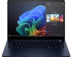 HP EliteBook Ultra G1q Copilot+ PC Snapdragon X1E-78-100 Laptop 35,6 cm (14") Touchscreen 2.2K 16 GB LPDDR5x-SDRAM 512 GB SSD Wi-Fi 6E (802.11ax) Windows 11 Pro Blauw