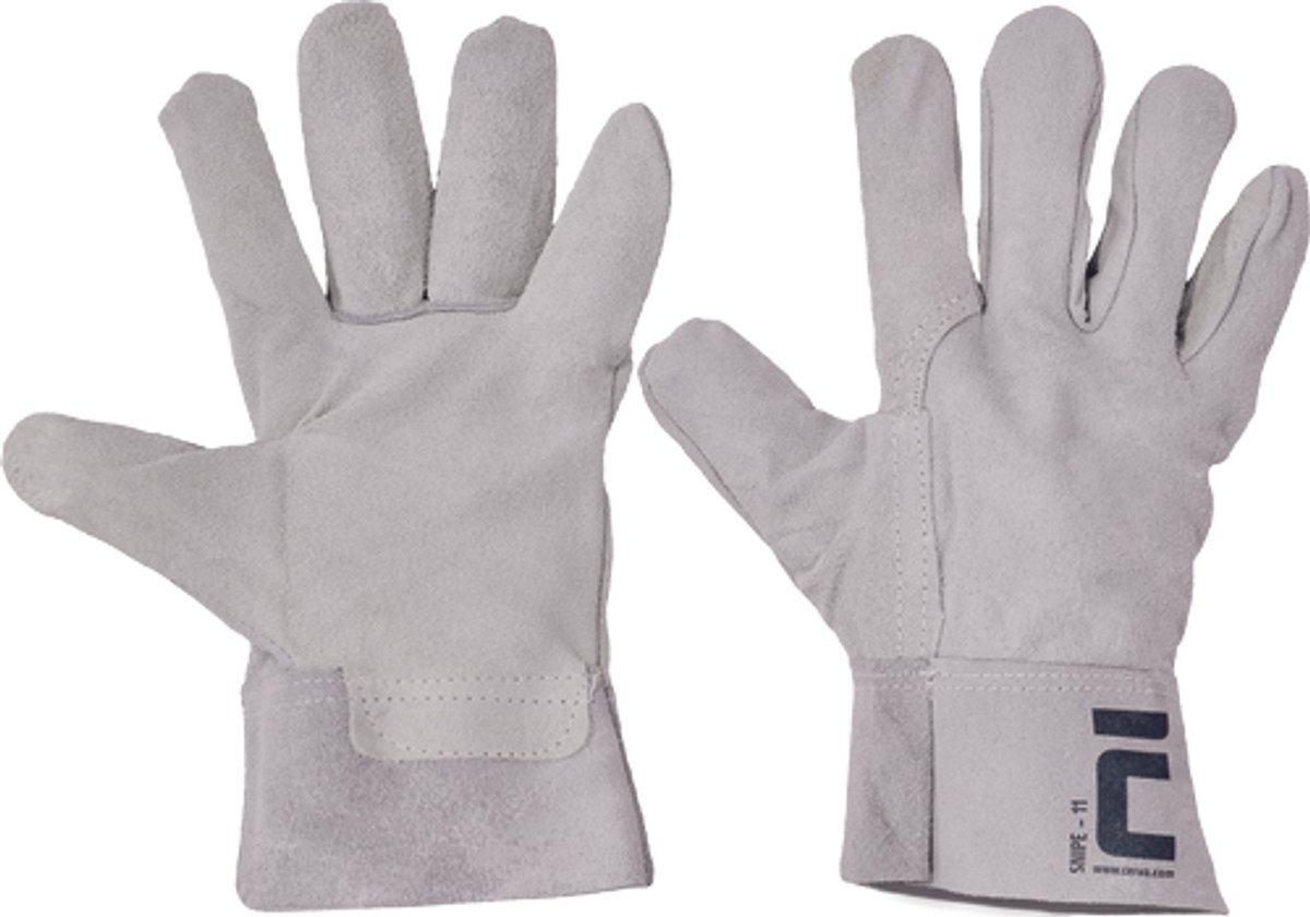 Cerva SNIPE handschoen leder 01020009 - 12 stuks - Grijs - 11