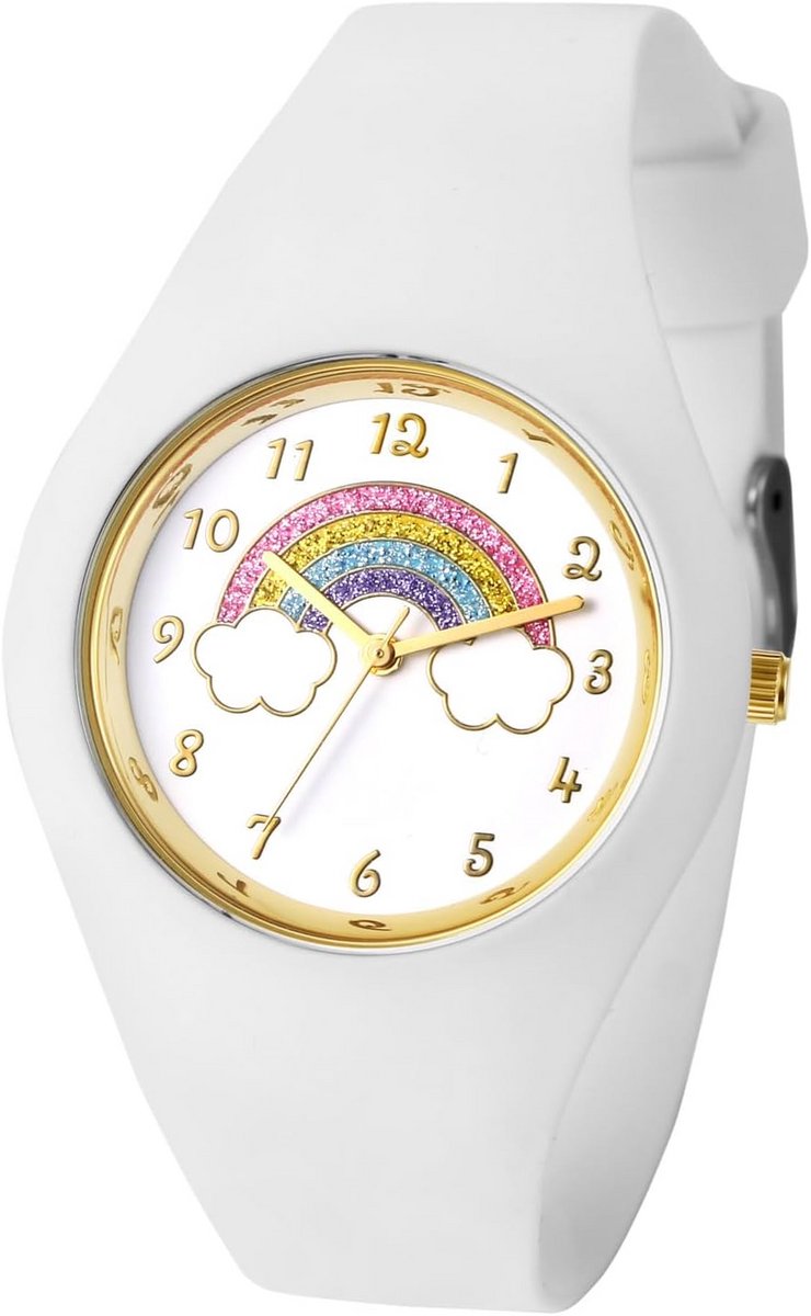 Waterdicht Siliconen Horloge voor Dames, Tieners en Kinderen - Analoog Kwarts met Comfortabele Armband