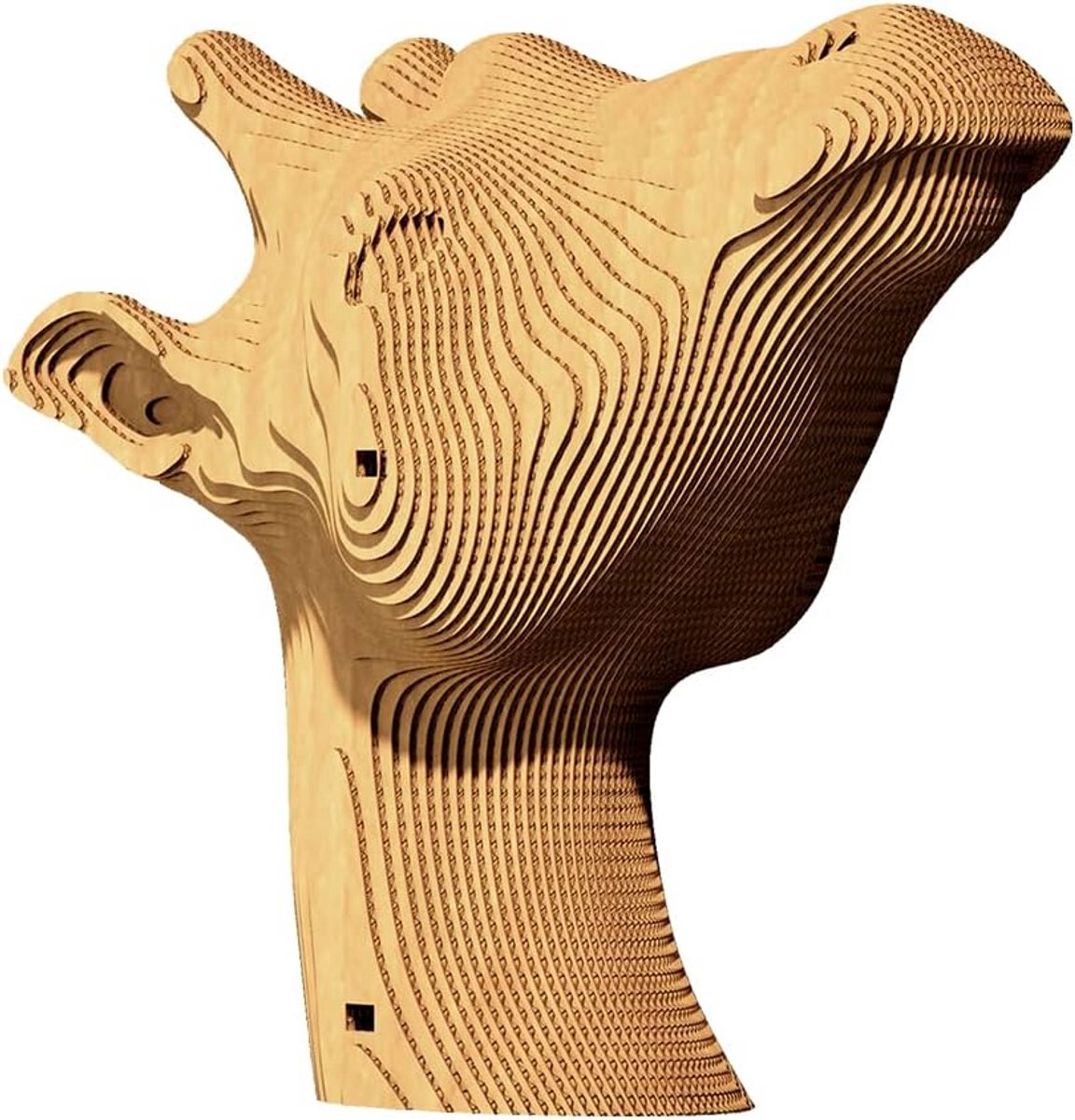 3D Puzzel Set Giraffe - Knutselpakket van Gerecycled Karton voor Jong en Oud